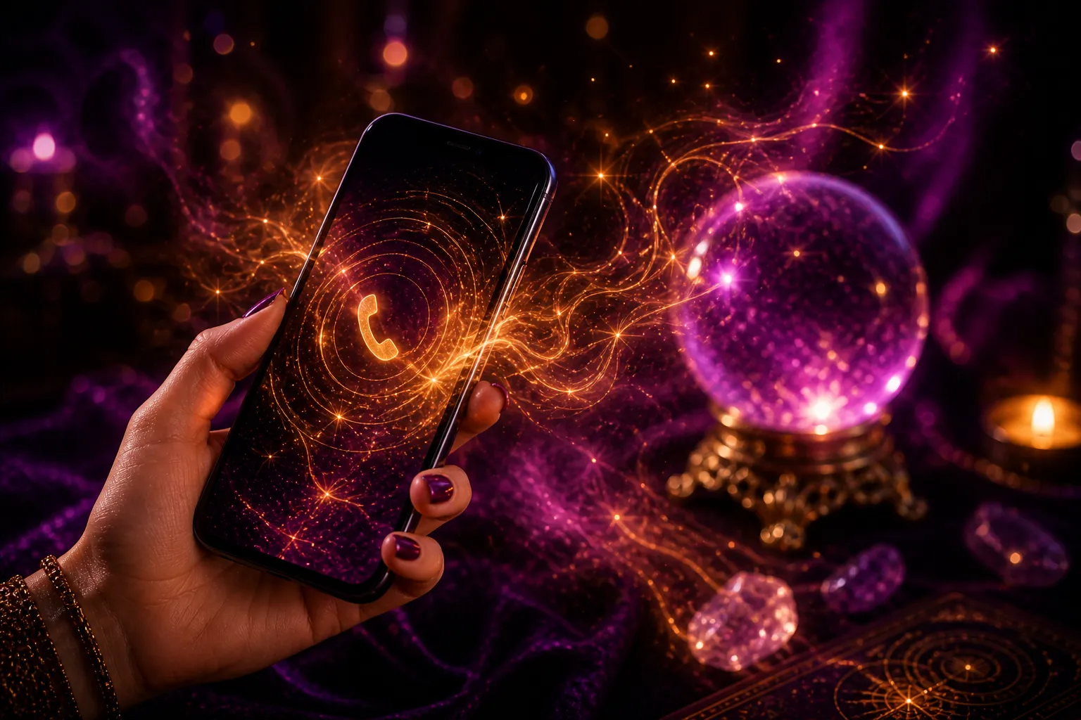Consultation de voyance par téléphone - énergie connectée